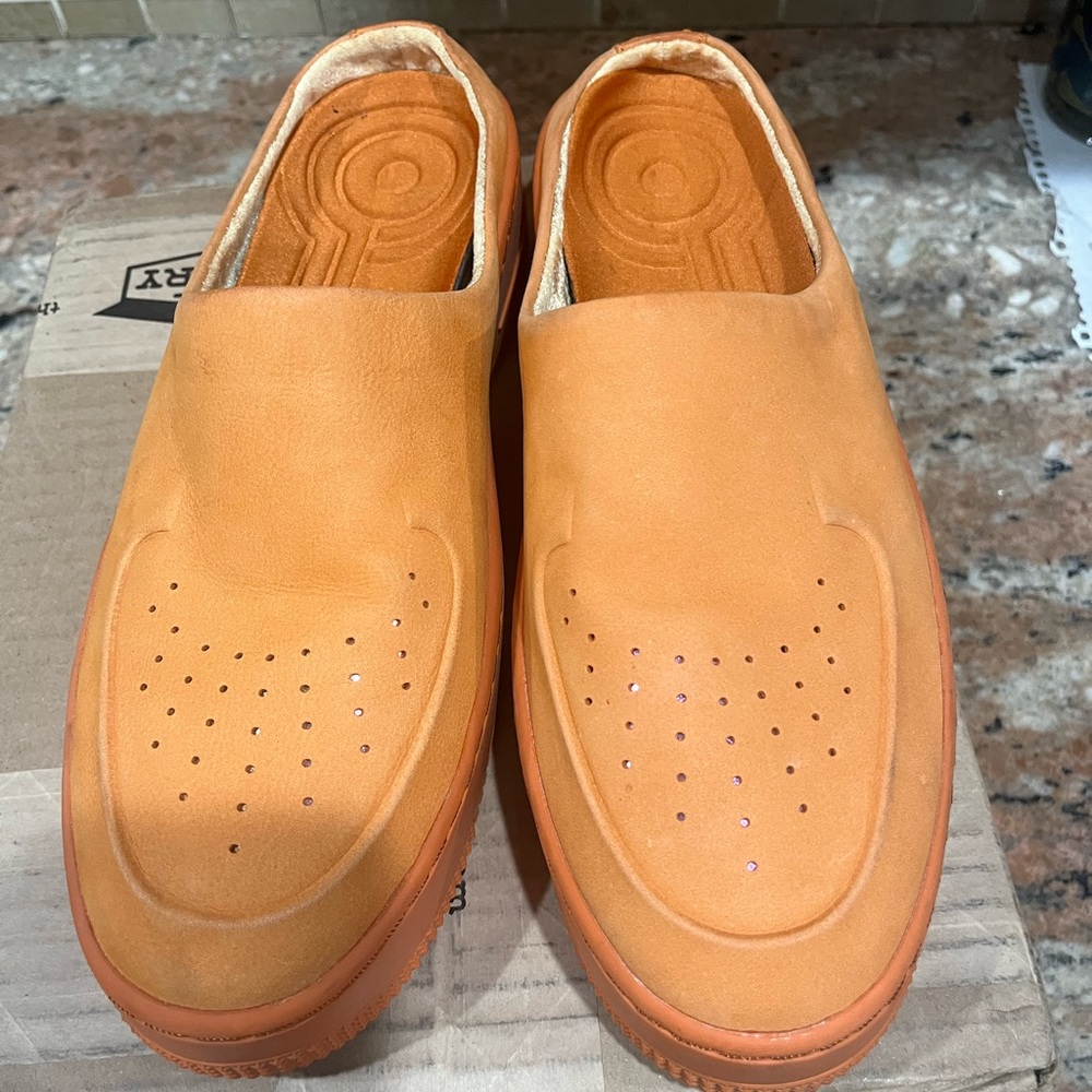 Nike Air Force 1 Lover XX Cinder Orange Womens 10 Slip On Sneakers A01523-800